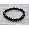 thumbnail image 6 of 10 Pcs Garnet Crystal Bead Bracelet 7-8mm, Genuine Garnet Stretch Gemstone Bracelet, Healing Crystal Bracelet, Gift for Men & Women, 6 of 10