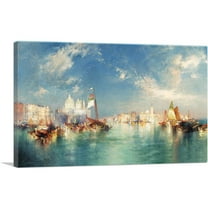 ARTCANVAS Venice 1898 Canvas Art Print by Thomas Moran - Size: 26" x 18" (0.75" Deep)
