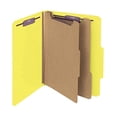 thumbnail image 2 of Smead® Pressboard Classification Folders, 2 Dividers, Letter Size, Yellow, Box Of 10, 2 of 9