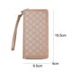thumbnail image 2 of Laklulu Cartera con doble cremallera, cartera de doble capa de gran capacidad, 2 of 5
