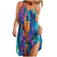 thumbnail image 2 of Nuoqisi Beach Ocean Seahorse Women's Dress Suspender Sleeveless Sundress Midi Dresses for Beach Casual Summer, 2 of 5