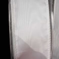 thumbnail image 2 of The Ribbon People White Solid Moire Wired Craft Ribbon 1.5" x 80 Yards, 2 of 2