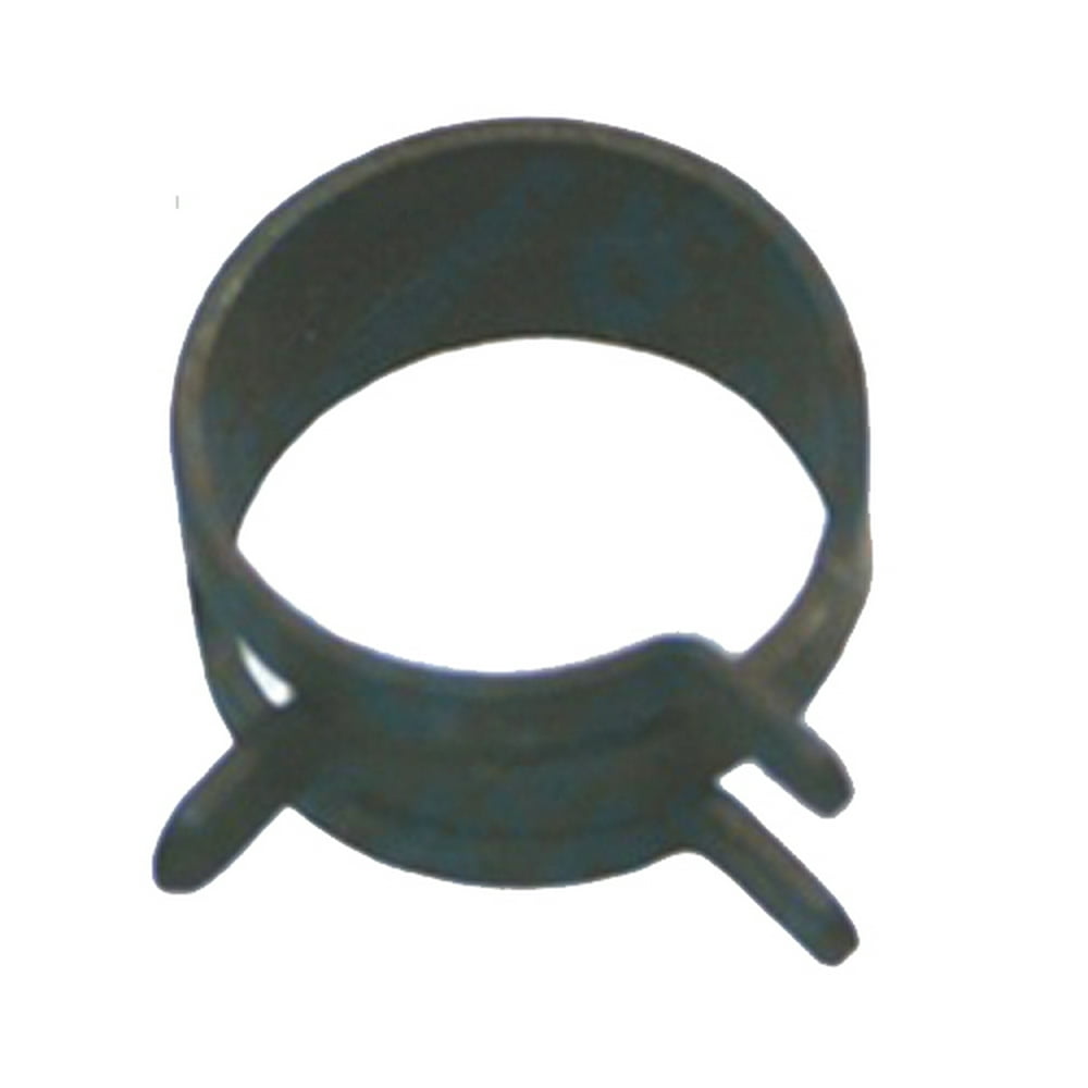 100 9/16" Spring Action Hose Clamps Black