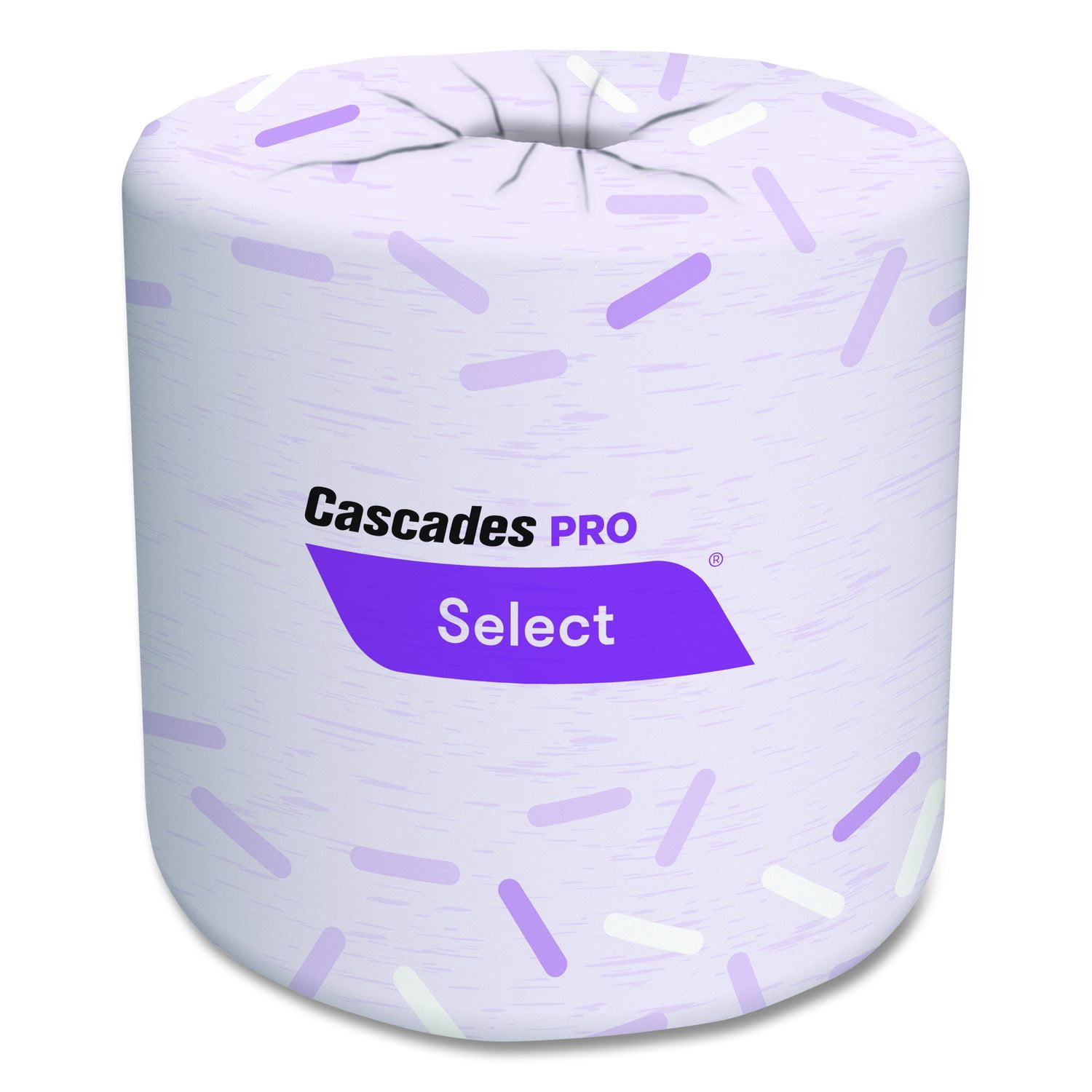 Cascades PRO Select Standard Bath Tissue, Septic Safe, 2-Ply, White, 500 Sheets/Roll, 80 Rolls/Carton