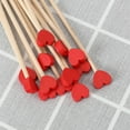 thumbnail image 5 of HGYCPP 100Pcs Disposable Wooden Heart Stir Bar Long Handle Coffee Mixing Stirring Stick, 5 of 18