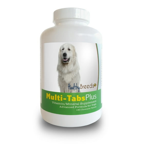 Healthy Breeds Dog Multi-Tab Vitamin and Mineral Supplement for Great Pyrenees, 180 Chews