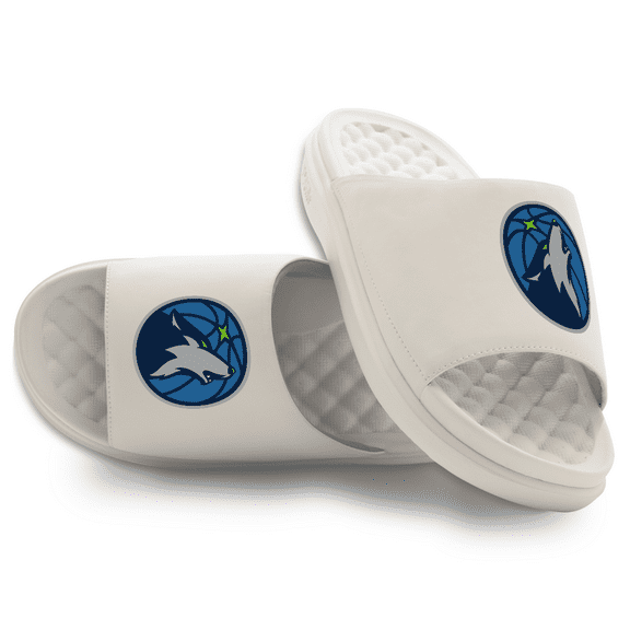 Unisex ISlide Cream Minnesota Timberwolves Primary Motive Slide Sandals