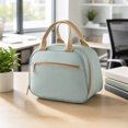 thumbnail image 5 of Insulated Lunch Bag | Reusable Insulated Lunch Tote for Work, Lunch Bag for Women, Leakproof Oxford Cloth, Light Blue, 5 of 6