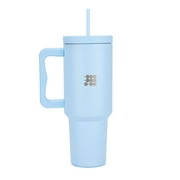 Cubitt Insulated Stainless Steel 40 oz Tumbler with Handle and Straw Lid, Cupholder Friendly