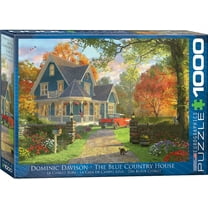 The Blue Country House by Dominic Davison 1000-Piece Puzzle