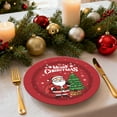 thumbnail image 6 of Tumao 60 Pcs 9 inch Christmas Plates Set Christmas Party Supplies and Decorations, Christmas Party Tableware Set for Family, Red/Green, 6 of 7