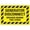 Warning Sign 1, variant on Great Danger Unexploded Military Munitions Sign - 12×8 Inches, Retro Metal Aluminum Wall Plaque, Exterior Home Cave Garage Bar Country Club Decor