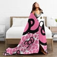 thumbnail image 4 of Hello Kitty Blanket, Super Soft Throw Blanket, Cozy Flannel Blankets For Boys Girls, Warm Blankets For Couch Sofa Bed, 40"X30", 4 of 9