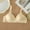 Beige, variant on Soft Cup Bras for Womens Unlined Soft Bralette Brassiere Wireless Beige Spaghetti Straps No Underwire Bras 38C