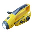 thumbnail image 4 of Solar Hand Crank Emergency LED Torch Flashlight Phone Charger FM/AM Radio ,Powerful Illumination, 4 of 6
