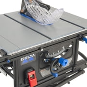 Delta 36-6023 Portable 10 Inch Table Saw with 32.5 Inch Rip Capacity and Folding Stand