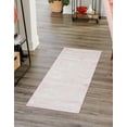 thumbnail image 4 of Unique Loom Bromley Collection Area Rug - Wells (2' x 6' 9" Runner Pink/Ivory), 4 of 6