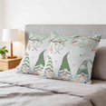 thumbnail image 6 of Pillow Covers 18x18 Set of 2, Coastal Eucalyptus Square Throw Pillow Covers for Couch/Sofa/Living Room, Ocean Botanical Gnomes Starfish Leaf Green Decorative Soft Pillowcases for Couch Throw Pillows, 6 of 9