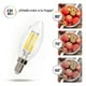 thumbnail image 2 of Lampara Foco Vintage Led Ahorrador C35 6w 10pcs Luz Cálida Blanco Cálido, 2 of 5