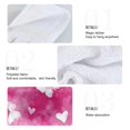 thumbnail image 5 of 2PCS Velcro Hangable Hand Towels Quick-Drying Hanging Kitchen Towels for Kitchen & Bathroom Pink Tie-dye with Butterflies, 5 of 7
