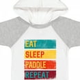thumbnail image 4 of Inktastic Stand Up Paddle Boarding Eat Sleep Paddle Repeat Boys or Girls Baby Bodysuit, 4 of 5