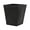 Black, variant on Tusco Products Cosmopolitan Square Garden Planter, Espresso, 18"