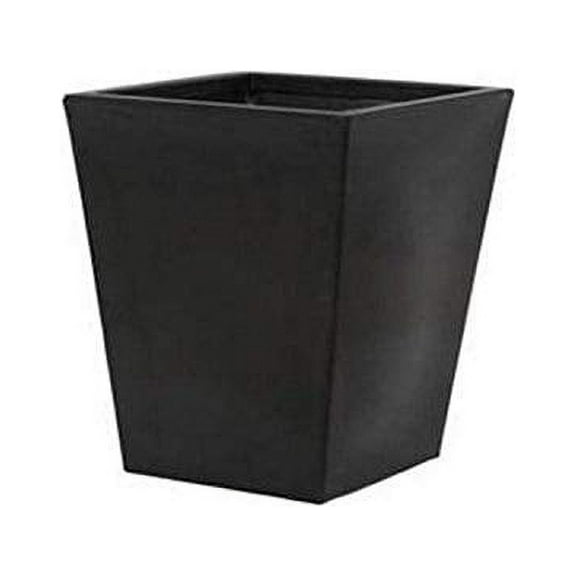 Tusco Products Cosmopolitan Collection Square Planter,  Black - 18" x 18" x 18"