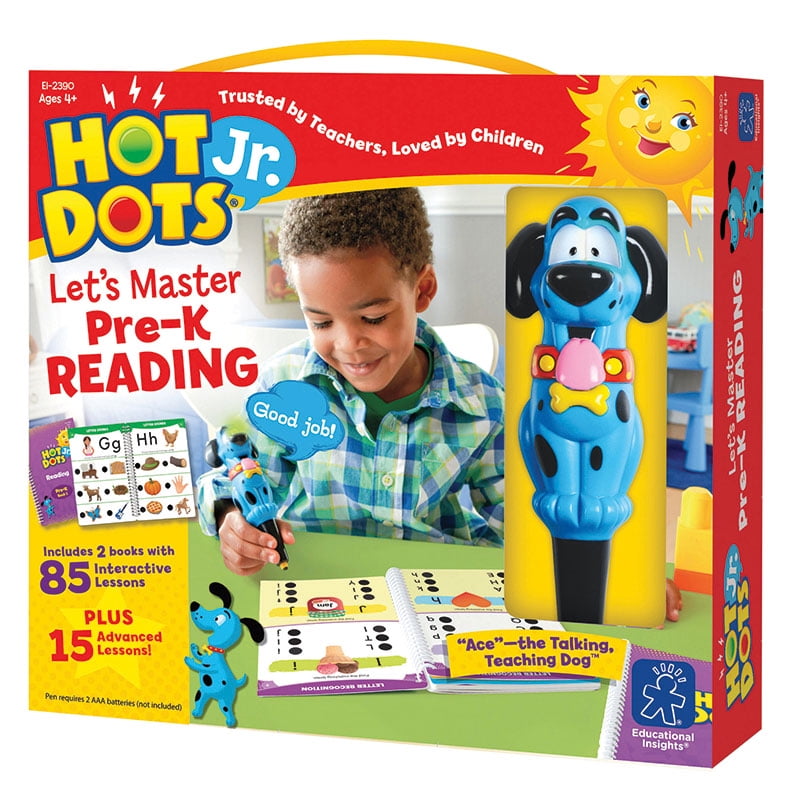 Educational Insights Hot Dots Jr Let's Master Kindergarten Reading Set 2391 NEW 