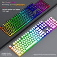 thumbnail image 2 of GAMING TECTURO DE TECLADO KEYCAPS Universal FIT PBT Teclado KeyPad Caps con el extractor Reemplazo de piezas Accesorios para computadora Negro 117 paquetes Guardurnaity EL005766-01B, 2 of 7
