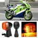 thumbnail image 4 of Luces de se?alización direccional para motocicleta, luces indicadoras de se?alización direccional LED aptas para KAWASAKI ZXR 250R/400R/750R(Negro + amarillo) Ecomeon no, 4 of 5