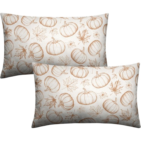 Sunflower Pillow Covers Spring Summer Floral Throw Pillow Covers Set of 2 Sunflowers with Eucalyptus Leaves Farmhouse Pillow Case 24"x24"" for Sofa Car Patio, Cotton Linen
