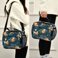 thumbnail image 5 of FORMRS Student Lunch Bag Insulated Reusable Cooler Box with Zipper Pockets, Blue Oranges, 5 of 9