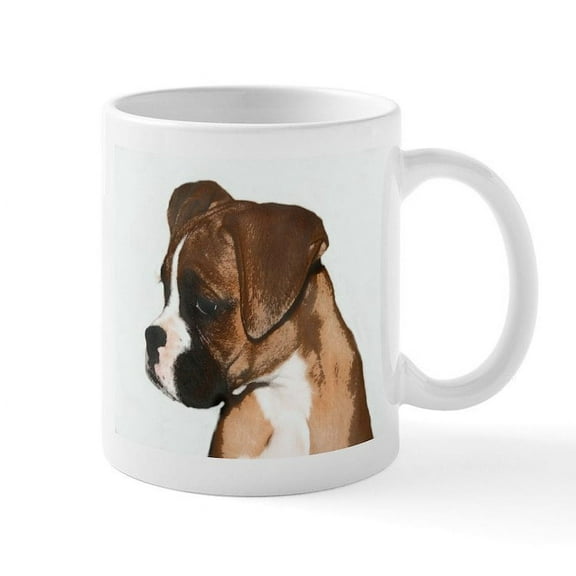 CafePress - Boxer Dog Mug - 11 oz Ceramic Mug - Novelty Coffee Tea Cup