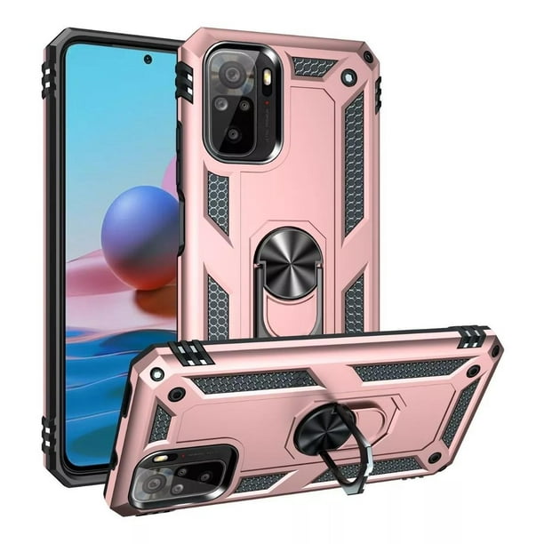 Funda Xiaomi Redmi Note 10S Cristal Templado (Global) Rosa Genérica Compatible Xiaomi Redmi Note 10S