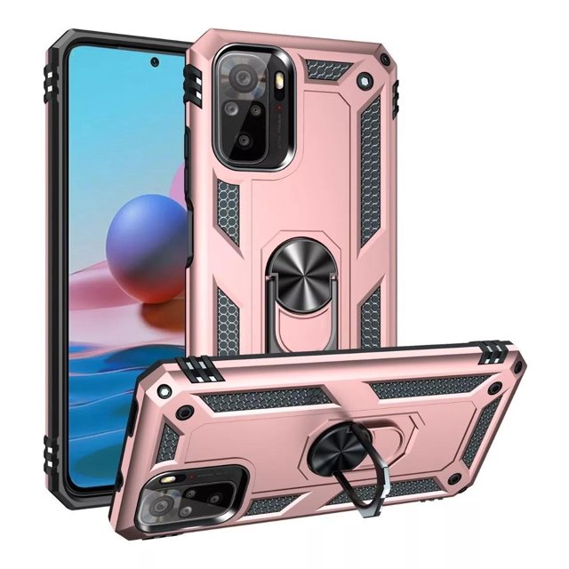 Funda Xiaomi Redmi Note 10S Cristal Templado (Global) Rosa Genérica Compatible Xiaomi Redmi Note 10S