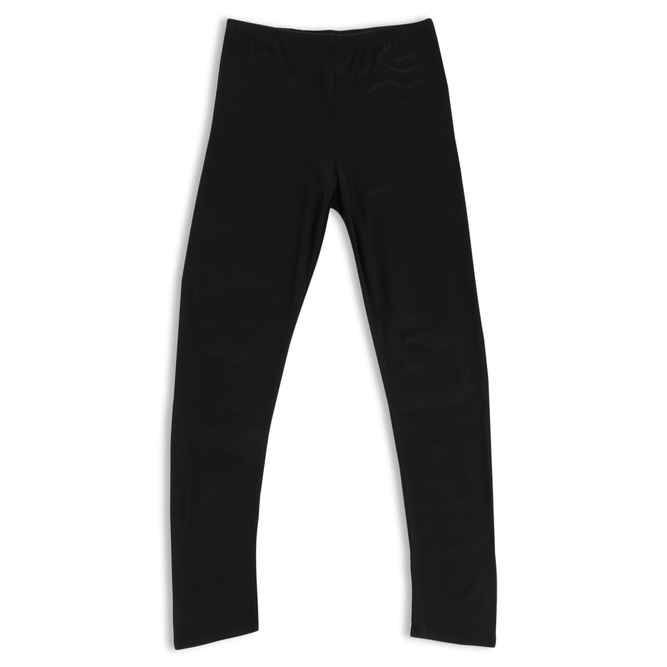 One Step Up Girls' Printed and Solid Ribbed Leggings with Scrunchie, 2-Pack, Sizes 4-12