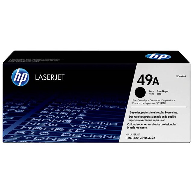 Cartucho de tóner HP 49A Negro Laserjet Original Q5949A