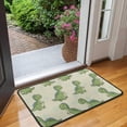 thumbnail image 2 of Mint Dinosaurs with Cacti Cute Door Rugs,Washable Non Slip Door Mats Indoor,Decorative Door Mats,Entry Mat Indoor for Entrance,Bedroom,Kitchen,Bathroom,30"x17", 2 of 6
