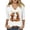 D, variant on APEXFWDT Women's V Neck 3/4 Sleeve T-Shirt, Halloween Witch Full Moon Bat Graphic Casual Tee