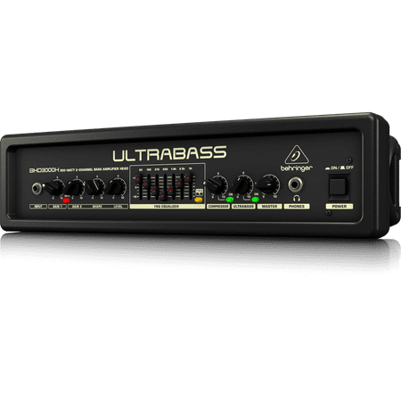 Behringer Ultrabass BXD3000H Bass Amplifier Head, 300