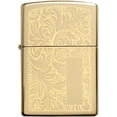 thumbnail image 7 of Zippo Lighter - Personalized Custom Message Engrave on Brass Zippo Lighter (Venetian 352B), 7 of 7