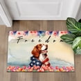 thumbnail image 4 of Freedom Brittany Spaniel on Independence Day 4th of July Doormat Brittany Dog Lover Gifts Idea Indoor Outdoor Welcome Mat - 01005, 4 of 5