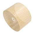 thumbnail image 4 of Pantalla de lámpara de tambor E27 E14 Clip en forma de hoja de abeto, cubierta de pantalla decorativa de Metal hueca para lámpara de techo de pared de mesa, color dorado, 4 of 10