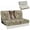 Camo Green Bow, variant on Qpednta Camo Green Bow RV Couch Covers for Jackknife Sofa Bed 2-Piece Seat Covers & Stretchable Backrest for Campers, Travel Trailers, and Home Living Rooms