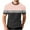 Pink#2, variant on cocolona Mens T-Shirts Summer Short Sleeve Crew Neck Tops Basic Tees Fashion Casual Gradient Color Blouses