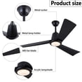 thumbnail image 4 of Ceiling Fan with LED Light, 6 Wind Speed Gears, Reverse Function, Timer, Remote Control, for Living Room, Bedroom, and Home Decor, 4 of 7