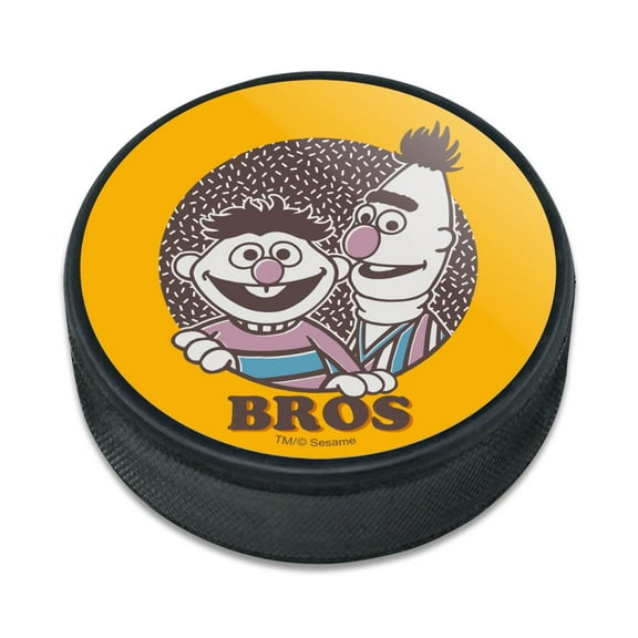 Sesame Street Bert and Ernie Bros Ice Hockey Puck
