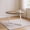 Natural+White, variant on Spaco Gray Oak and Black 47 Inch Round Dining Table with X-Shaped Base & Thickened Top, Modern Kitchen Table with Anti-Tip Rounded Corners
