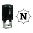 thumbnail image 1 of Printtoo Octagon Celtic Swirl Frame Alphabet N Monogram Self Inking Rubber Stamp Office Stationary, 1 of 3