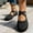 Black 2, variant on Wensltd Low Heel Dress Shoes for Women Round Toe Shallow Mouth Comfortable Soft Soled Ballet Shoes